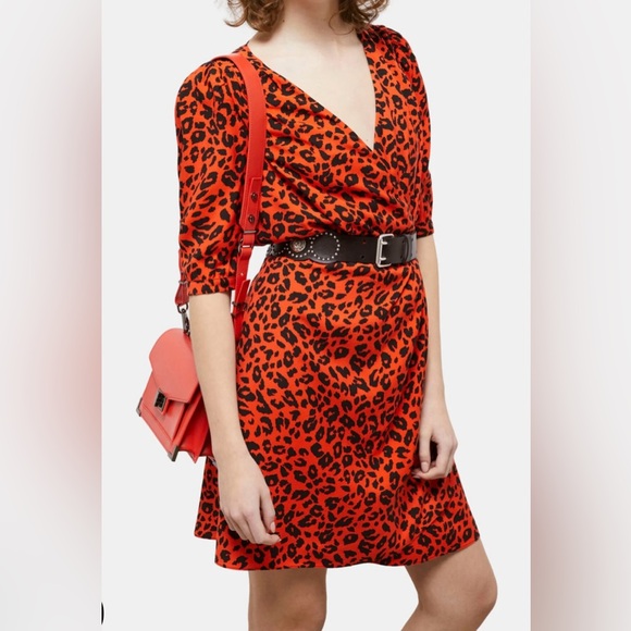 THE KOOPLES LEOPARD PRINT SHORT DRESS - Picture 4 of 4